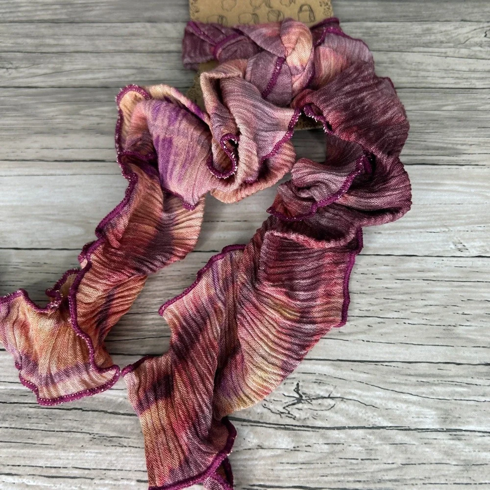 Natural Life Scrunchie Scarf Hair Tie Bandana 7 Ways to Wear‎ New Boho